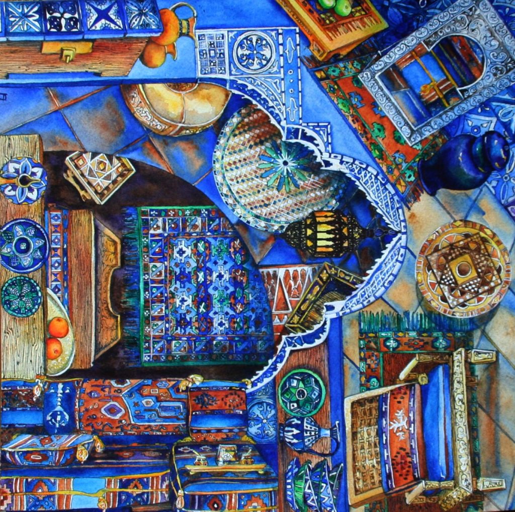 Marrakesh House watercolour