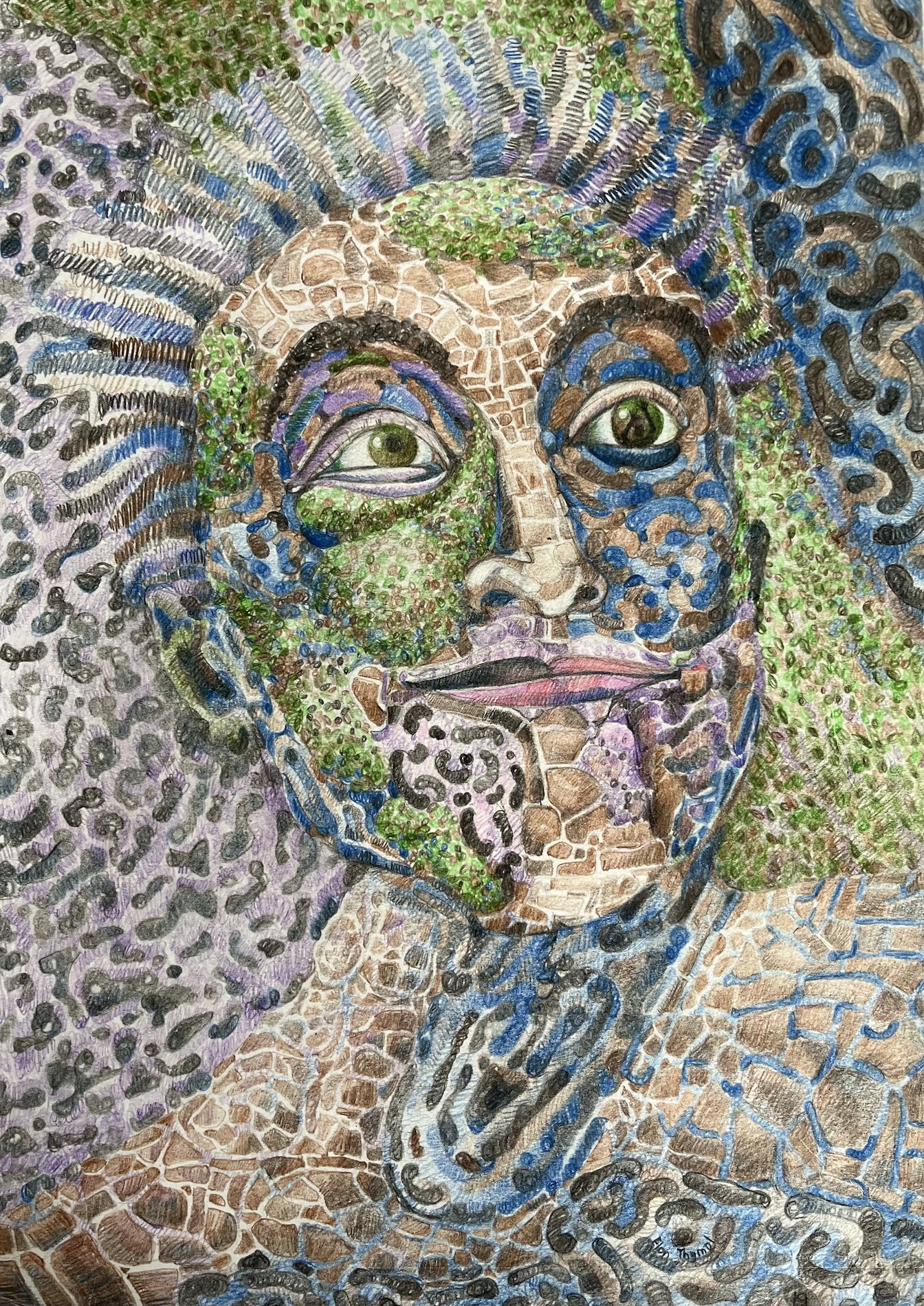 Elon Thymol Troll Portrait Elon Musk