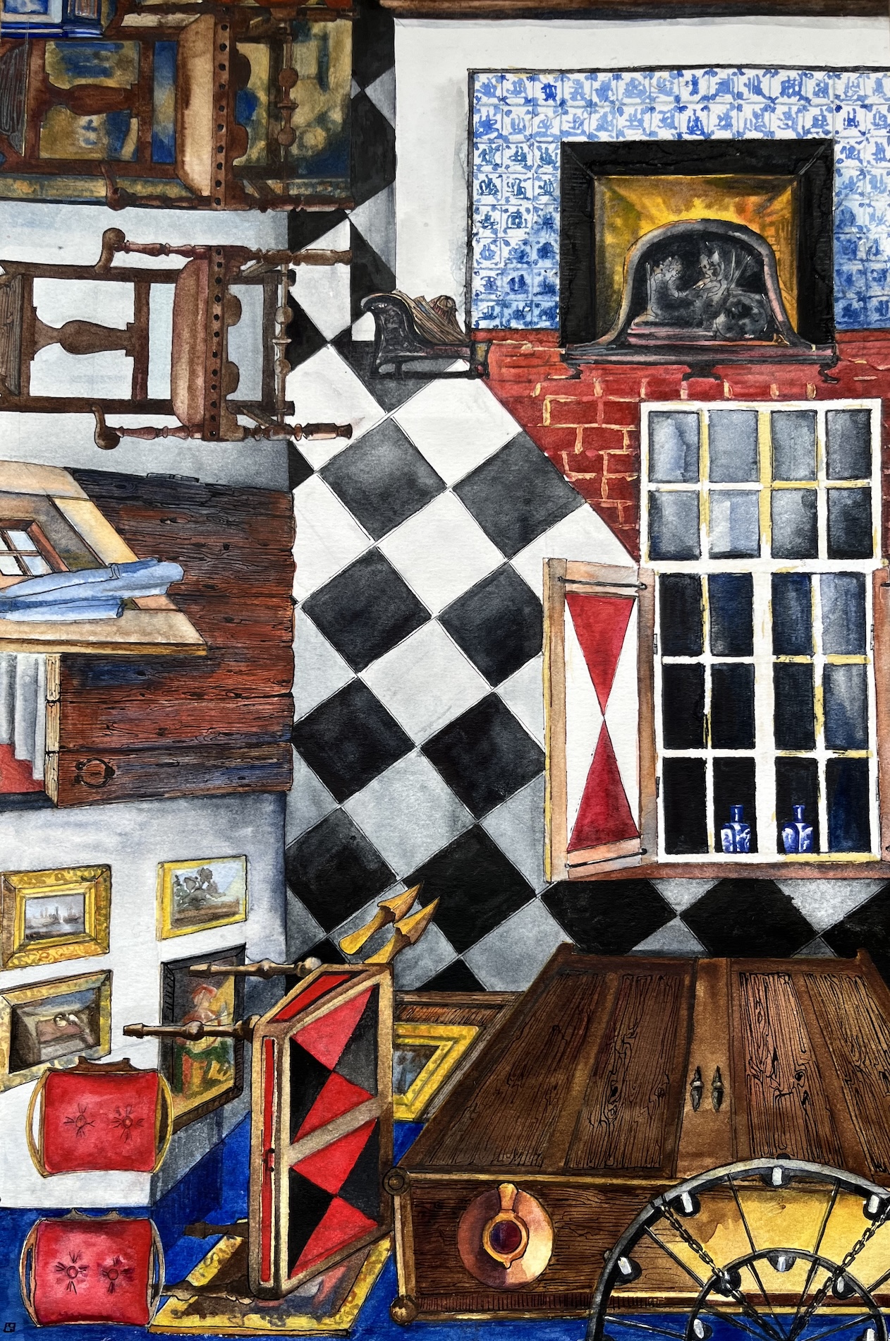 Dutch House Portrait